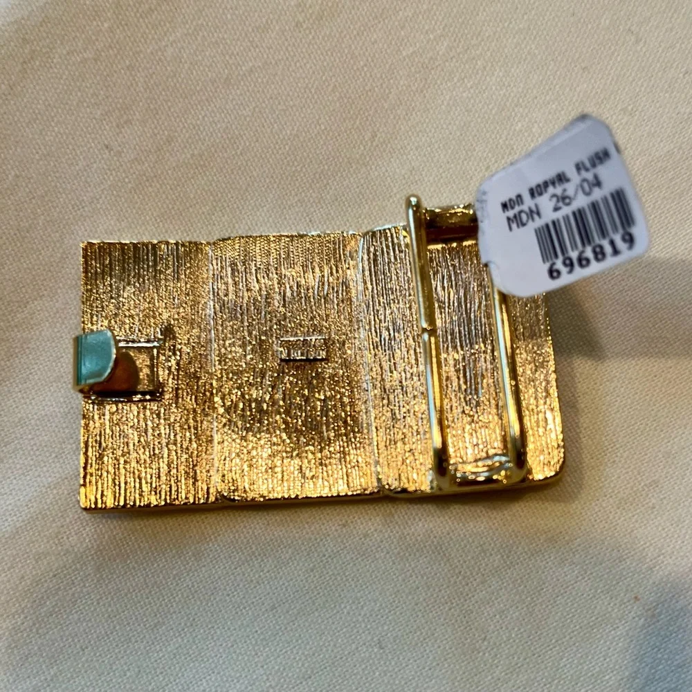 Vintage MIMI Di N “Playing Cards” Belt Buckle, NWT